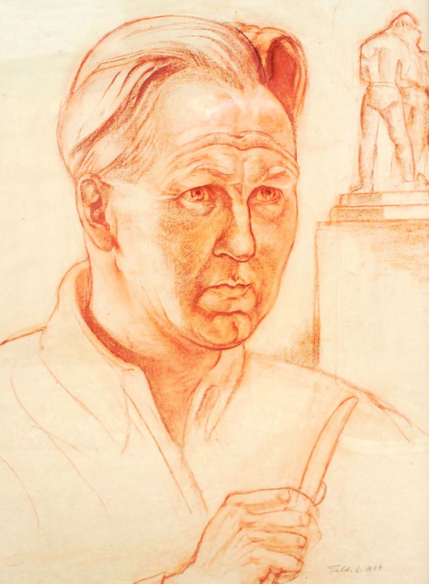 Portrét Vojtecha Löfflera, 1944, autor Ľudovít Feld Portrét Vojtecha Löfflera, 1944, autor Ľudovít Feld
